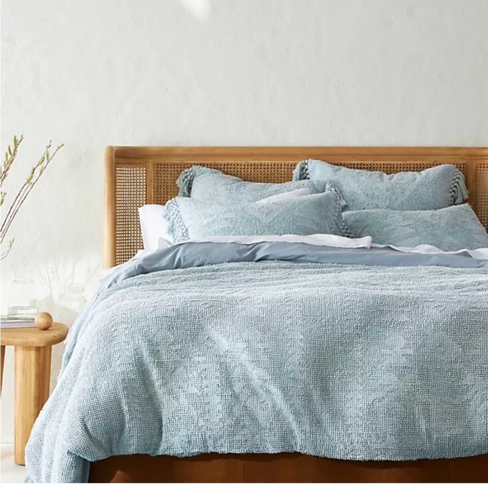 Anthropologie Woven Bronte queen Duvet Cover ONLY